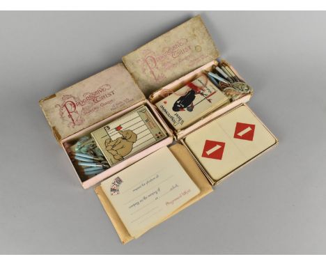 A Collection of Vintage Whist Playing Cards, Score Cards and Table Card Numbers Etc 