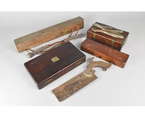 A Collection of Late 19th/Early 20th Century Medical Cases (Empty) Surgeons and Doctors Tools Etc 