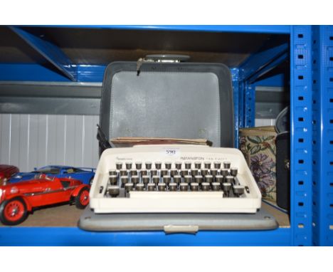 A Remington portable manual typewriter