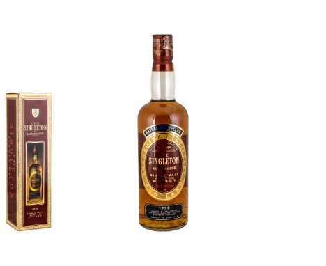 ' The Singleton ' of Auchroisk Single Malt Scotch Whisky 1978 - Distilled at Auchroisk on The Banks of the River Spey Near th