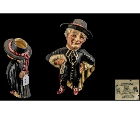 Shorter and Son Staffordshire Hand Painted ' Doyly Carte Opera ' Ceramic Character Jug of Large Size - Titled ' Don Alhambra-