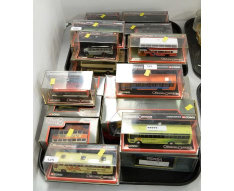 A selection of Corgi Original Omnibus die-cast model buses, each in box. (21) 