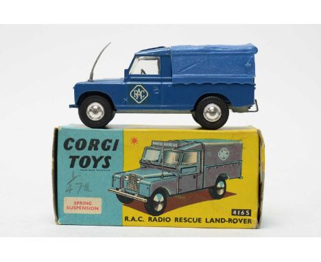 Corgi Toys die-cast 'R.A.C. Radio Rescue Land-Rover' model vehicle, 416S, in box.