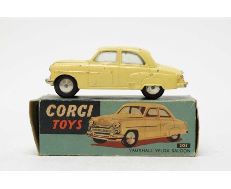 Corgi Toys die-cast Vauxhall Velox Saloon model vehicle, 203, in box.