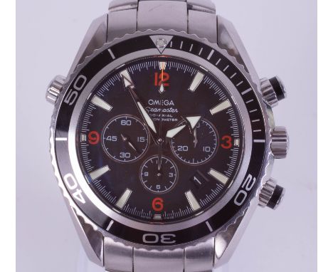 Omega, a well kept gents Seamaster Co Axial Chronometer wristwatch purchased at Michael Spiers 10.10.2007, Ref Number 2210510