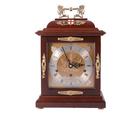 Elliott commemorative quarter chiming bracket clock, made to commemorate the 800th anniversary of the Mayoralty of London, re