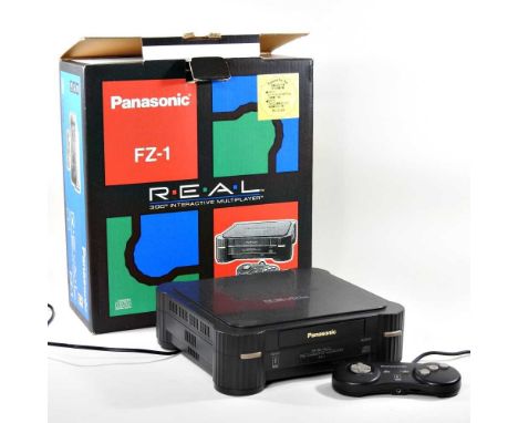 A Panasonic 3DO Real FZ-1 games system, Japanese issue, boxedThis item has not been PAT tested for electrical safety as it ha