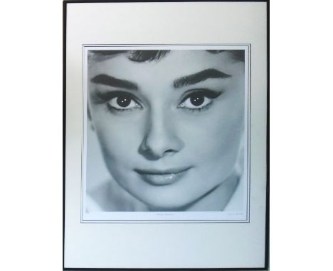JACK CARDIFF, Audrey Hepburn, glicee print, edition of 50, with certificate of authenticity, hand signed, titled and numbered