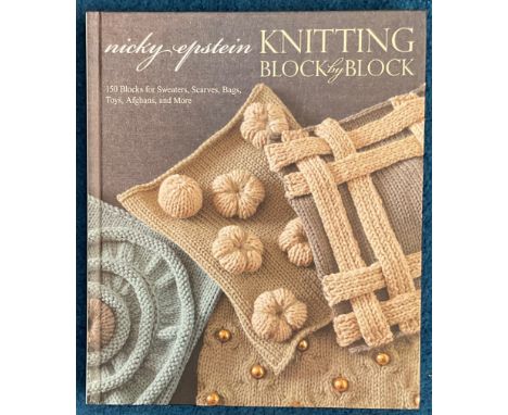 Knitting Block by Block by Nicky Epstein Hardback Book 2010 First Edition published by Potter Craft (Crown Publishing Group) 