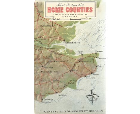 About Britain No 3 Home Counties by R S R Fitter Hardback Book 1951 First Edition published for The Festival of Britain Offic