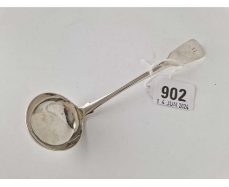 A Scottish fiddle pattern ladle, Edinburgh 1824 by AW