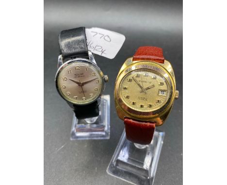 A gents RELIDE sports man wrist watch with seconds sweep W/O and one other