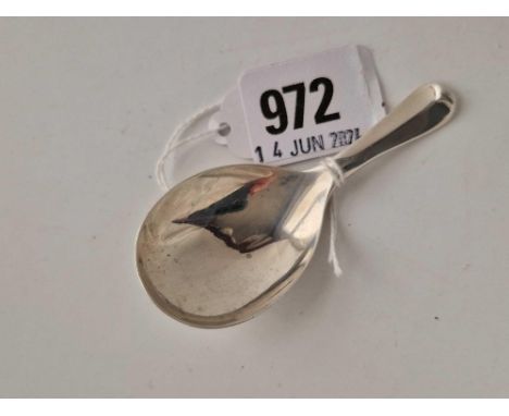 A caddy spoon rat tail bowl, Sheffield 1923 by TB