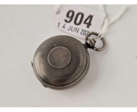 A good quality large sovereign case, engine turned, Birmingham 1909