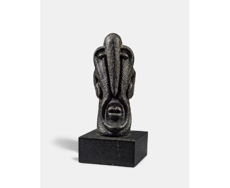 Sydney Alex Kumalo (South African, 1935-1988)Head, 1966 (SK57) signed and editioned ' I/X KUMALO' (lower left side)bronze30 x