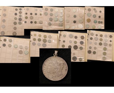Konvolut Münzen, unterschiedliche Länder und Zeiten: darunter 1/2 Mark 1906 A, 1 Mark 1908 A, 500 Mark 1923, 2 x 5 Reichsmark