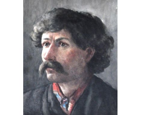 L Issaac, Portrait of a Gentleman, head and shoulders length, signed and dated 1891, watercolour, 30cm x 23cm.