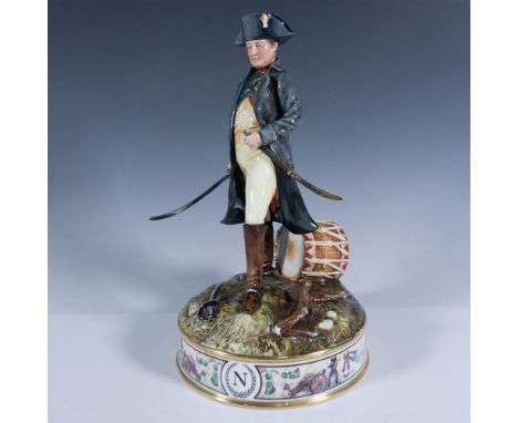 Part of the Men of History. Limited edition 139 of 1500. Hand decorated and hand painted porcelain figure of French emperor a