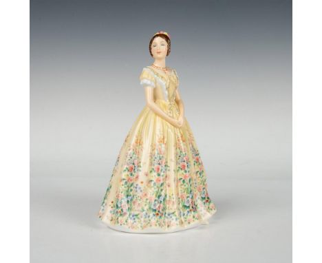 Part of the Young Queens series. Limited edition 355 of 2500. Exquisite hand decorated figure of young Queen Victoria, the Qu