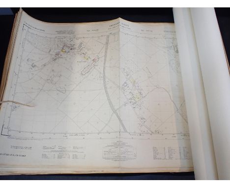 A COLLECTION OF ORDNANCE SURVEY SCALE 1: 2500 (25 inches to mile) 56 MAP SHEETS OF DORSETearly 1960s revision, mostly north D