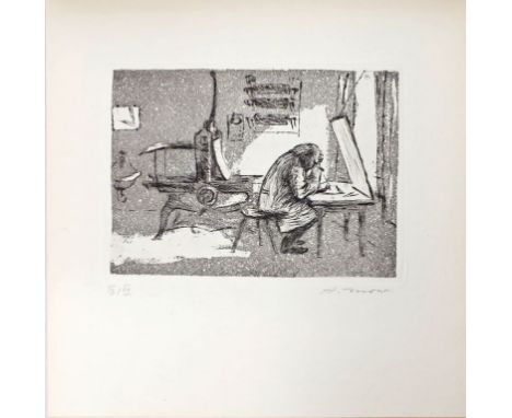 Künstler-Graphikkalender 1979 Zwölf Arbeiten von Künstlern wie Manfred Butzmann (1942 Potsdam), Ulrich Hachulla (1943 Heydebr