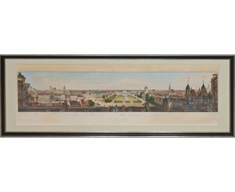 Salathé, Friedrich (1793 Binningen - Paris 1858) "PANORAMA VON BERLIN", so in der Platte betitelt. Nach W. Loeillot bei Carl 