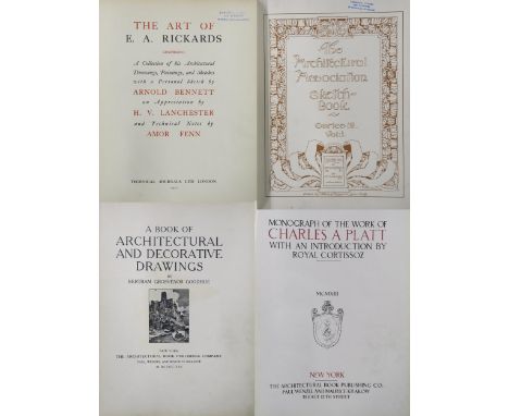 ARCHITECTURE Monograph of the Work of Charles A. Platt Introduction by Royal Cortissoz New York, The Architectural Book Publi