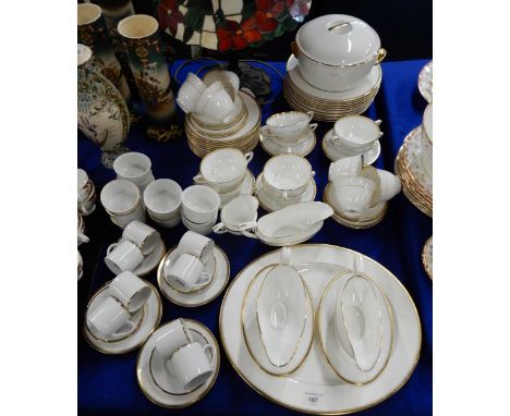 A Royal Worcester Viceroy pattern dinner service together with other ceramic wares in a similar style Condition Report:Availa