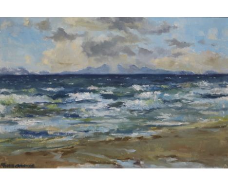 SCOTTISH SCHOOL  SEASCAPE  Oil on board, signed lower left, 70 x 75cm   Condition Report:Available upon request