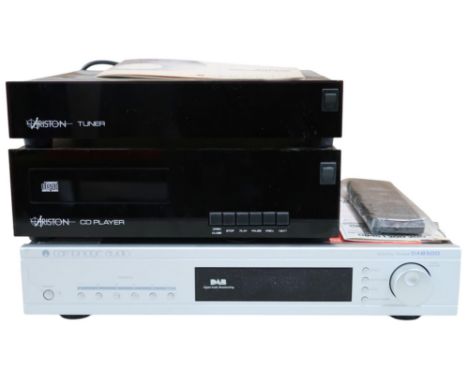 A Group of HIFI equipment to include a Cambridge Audio DAB500 Digital Radio Tuner, an ARISTON CD Player and&nbsp;ARISTON Tune