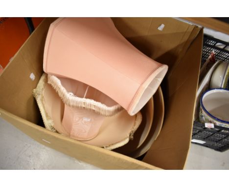 A selection of light and lamp shades