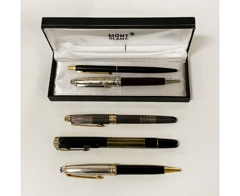 MONT BLANC MEISTERSTUCK LE PETIT PRINCE BALLPOINT PEN WITH MONT BLANC MECHANICAL PENCIL &amp; OTHERS 