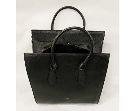 FRENCH LEATHER HANDBAG BY CELINE PARIS