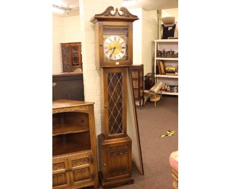 Old Charm triple weight longcase clock.