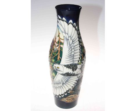 Moorcroft limited edition Mountain Kingdom vase by Philip Gibson, 60/100, 42cm, with box.