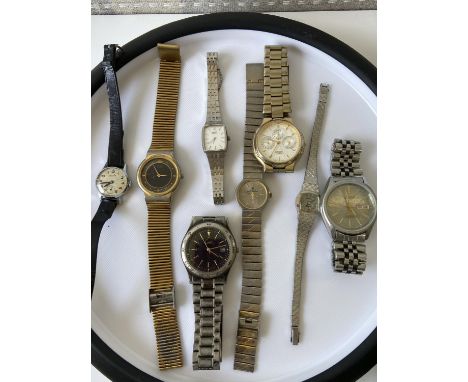 A selection of various gents &amp; ladies vintage watches to include; Citizen automatic 21 jewels, Avia 15 jewel watch &amp; 