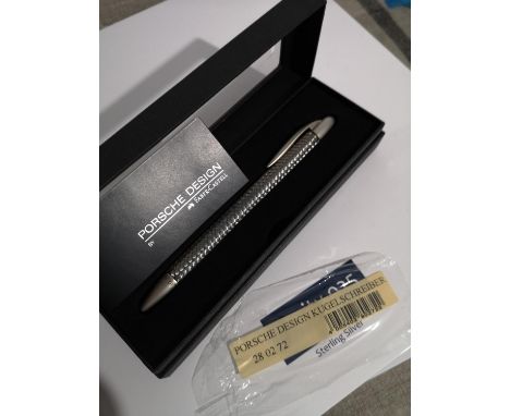 FABER CASTELL 'PORSCHE DESIGN' BALL POINT PEN. COMES WITH BOX AND MANUAL 