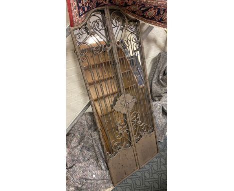 CAST IRON GATE MIRROR