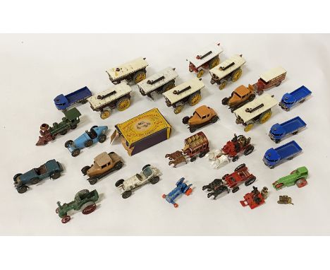 APPROX 26 STEAM ENGINE &amp; OTHER CARS BY LESNEY