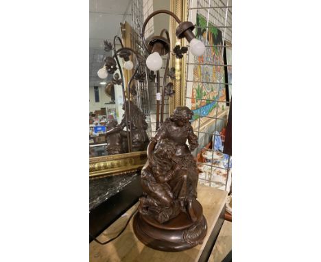 FIGURAL TABLE LAMP - (HEAVY) 70 CMS (H)
