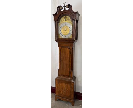 A 19th Century oak 8-day longcase clock 