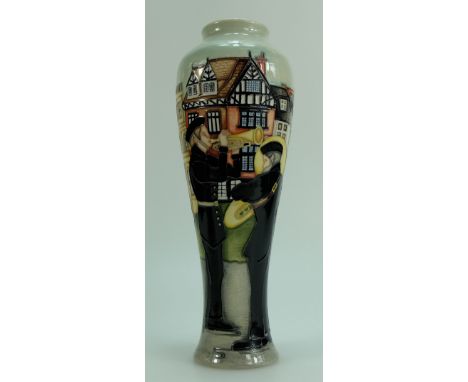 Moorcroft The Salvation Army vase, trial (7/12/15), 26cm tall. Designed by Kerry Goodwin. 