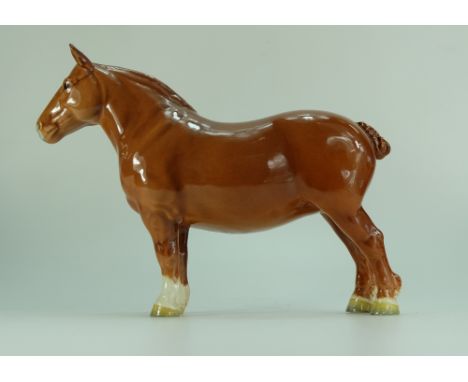 Beswick Model of Suffolk Punch in Dark Chesnut Gloss 1359