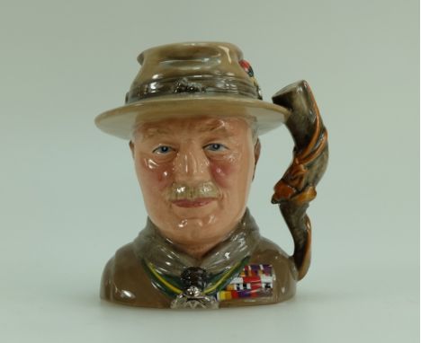 Royal Doulton Small Character Jug Lord Baden-Powell D7144, limited edition with certificate