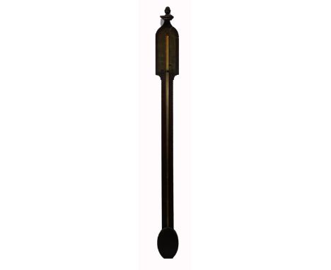 Early 19th Century mahogany Stick Barometer, James Bishop Edinburgh