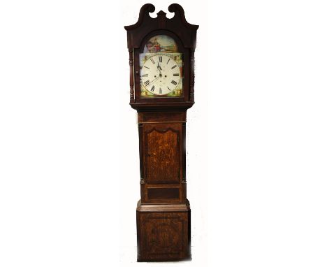 Victorian Inlaid long cased Grandfather clock