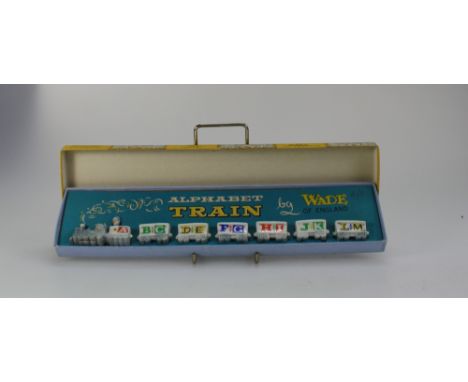 Wade rare boxed set  of the "Alphabet Train" comprising train engine and 6 tenders in original box