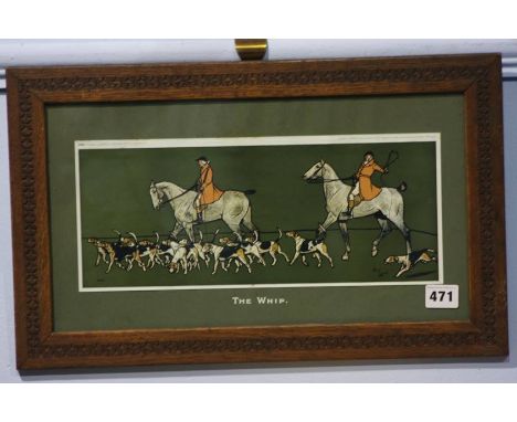 Pair of prints after Cecil Aldin, 'The Huntsman' and 'The whip'