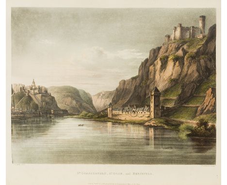 Germany.- Gerning (Johann Isaak von) A Picturesque Tour along the Rhine, from Mentz to Cologne, first English edition, list o