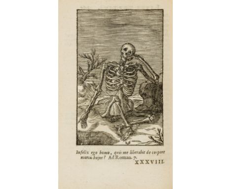 Emblemata.- Hugo (Herman) Pia Desideria Emblematis illustrata, half-title, woodcut pictorial title, coat of arms of Pope Urba